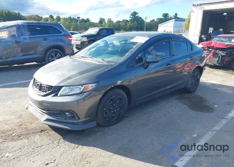 2013 Honda Civic Lx из США, поврежденный, VIN 2HGFB2F52DH565954